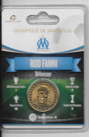 Médaille Touristique Arthus Bertrand AB Sous Encart Football Olympique De Marseille OM  Saison 2011 2012 Fanni - Non Datati