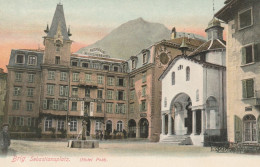 VS262  --  BRIGUE, BRIG   --  SEBASTIANSPLATZ  --  GRAND  HOTEL COURONNE ET  POSTE - Brigue-Glis 