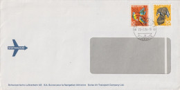 Motiv Brief  "Swissair, Schweizerische Luftverkehr AG, Zürich Flughafen"        1984 - Lettres & Documents