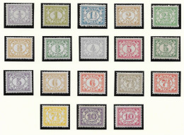 Suriname 1913-31, NVPH 69-86, 82a, 82B MH, Kw 59 EUR (SN 2878) - Suriname ... - 1975