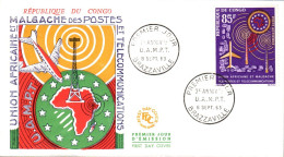 CONGO FDC 1963 U A M P T - FDC
