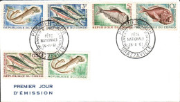 CONGO FDC 1961 3 EME FETE NATIONALE - FDC