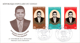 CONGO FDC 1960 PRESIDENT N'GOUABI - FDC