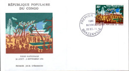 CONGO FDC 1974 FOIRE NATIONALE - FDC