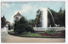 39038906 - Crimmitschau Mit Fontaine Im Bismarckhain Gelaufen Von 1910. Leichte Abschuerfungen, Leichter Stempeldurchdr - Crinitzberg