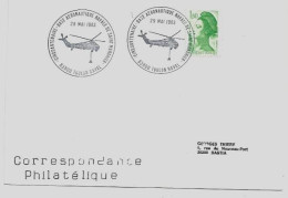 N°2219 Cachet Temporaire Toulon Naval 1983 Cinquantenaire Base Aéronautique Navale De Saint Mandrier - Liberté 1,60 - Cachets Provisoires