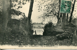 CPA -  RAMBOUILLET - L'ILE DES ROCHES ET LE CHATEAU - Rambouillet (Castillo)