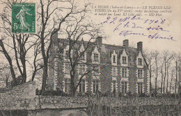 YO 18-(37) LA RICHE - LE PLESSIS LEZ TOURS  - RESTES DU CHATEAU - 2 SCANS - La Riche