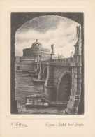 AD148 Roma - Castel Sant'Angelo - Illustrazione Illustration Dandolo Bellini / Non Viaggiata - Castel Sant'Angelo