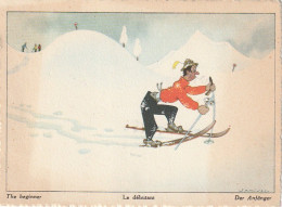 ZA 1- " LE DEBUTANT " -  SKIEUR EN GALERE - ILLUSTRATEUR SAMIVEL - EDIT. EFPE , CHAMBERY - Samivel