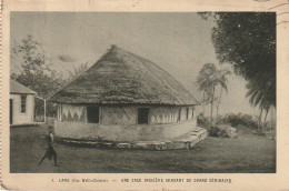 Z++ 32-( ILES WALLIS OCEANIE ) - LANO - UNE CASE INDIGENE SERVANT DE GRAND SEMINAIRE - 2 SCANS - Wallis And Futuna