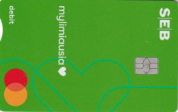 N.4 LITUANIA BANK  CARDS - POSSIBLE SALE OF SINGLE CARDS - Krediet Kaarten (vervaldatum Min. 10 Jaar)