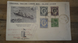 Grande Enveloppe TOGA - TONGA , Tin Can Canoe Mail 1945 .......... 240424......... CL9-57 - Tonga (...-1970)