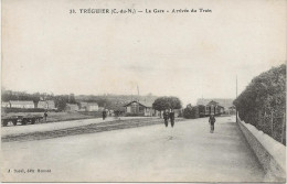 TREGUIER - COTE DU NORD - LOT DE 10 CARTES --LA GARE -ARRIVEE DU TRAIN - Tréguier