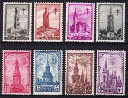 Belgica, 1939 Y&T. 519 / 526,  MNH. - Neufs