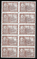 EXPO PARIS France 1900 EXPOSITION UNIVERSELLE Vignetten VIGNETTE BLOCK OF 10 MNH** ITALY ITALIA ITALIE RARE - 1900 – Parigi (Francia)