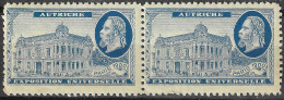 FRANCE ERINOPHILIE Fair EXPOSITION UNIVERSELLE 1900  PARIS AUSTRIA AUTRICHE  BLOCK OF 2 Vignette CINDERELLA MNH** - 1900 – Paris (France)