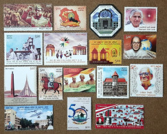 INDIA 2021 Complete Year Set Of 16 Stamps MNH - Full Years