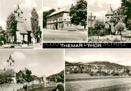 73669549 Themar Stadtkirche HO Hotel Gaststaette Drei Rasen Pulverturm Partie An - Themar