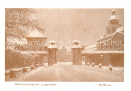 73669519 Alt Dessau Winterstimmung Am Lustgartentor Alt Dessau - Dessau