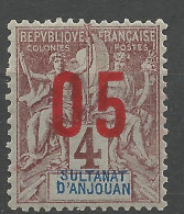 ANJOUAN N° 21A NEUF** LUXE SANS CHARNIERE / Hingeless / MNH - Nuovi