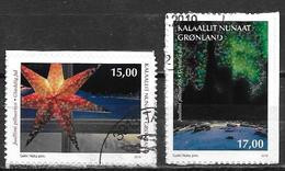 Groënland 2019, N° 808/809 Adhésifs Oblitérés Issus De Carnet Noël - Used Stamps