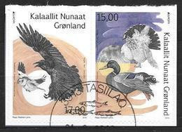 Groënland 2019, N° 794/795 Oblitérés Adhésifs Issus De Carnet Europa Oiseaux - Oblitérés