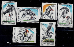 ROMANIA 1992 HORSES MI No 4784-9 MNH VF!! - Ongebruikt