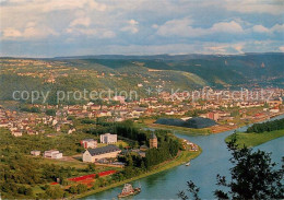 73663731 Oberlahnstein Fliegeraufnahme Mit Niederlahnstein Oberlahnstein - Lahnstein