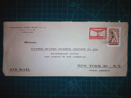 ARGENTINE; Enveloppe De "United States Rubber Export Co. Ltd" Diffusée à New York Avec Une Variété De Timbres-poste (Ame - Usati