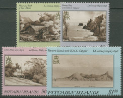 Pitcairn 1987 Gemälde Des 19. Jh. Landschaften 301/04 Postfrisch - Pitcairninsel