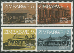 Simbabwe 1980 75 Jahre Postspaarkasse Gebäude 247/50 Gestempelt - Zimbabwe (1980-...)