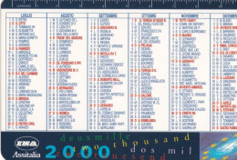 Calendarietto - INA - Assitalia - Anno 2000 - Small : 1991-00