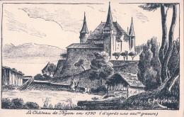 Nyon VD, Le Château, Litho E. Meylan (7) - Nyon