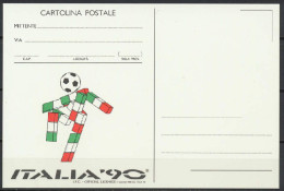 Italy 1990 Football Soccer World Cup Commemorative Postcard - 1990 – Italy