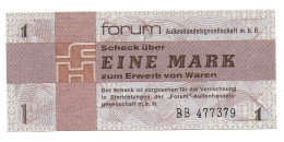 (Billets). Allemagne DDR. 1979. Foreing Exchange Certificate. Forum Scheck. FX2.1 Mark BB 477379 UNC - Otros & Sin Clasificación