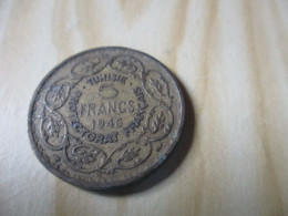 Tunisie - 5 Francs Muhammad VIII Al-Amin 1946.N°712. - Túnez