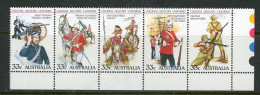 Australia MNH 1985 Colonial Military Uniforms - Mint Stamps