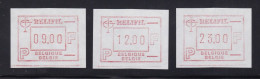 Belgium - 1985 Relifil Exhibition ATM Labels 3v MNH - Neufs