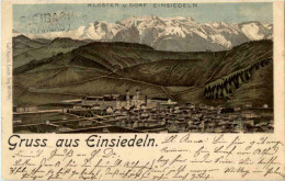 Gruss Aus Einsiedeln - Litho - Einsiedeln