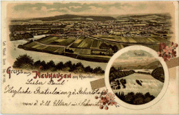 Gruss Aus Neuhausen - Litho - Neuhausen Am Rheinfall