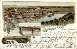 Gruss Aus Schaffhausen - Litho - Schaffhouse