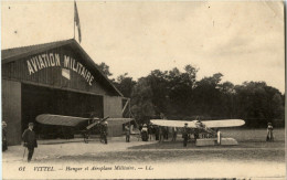 Vittel - Hangar Et Aeroplane Militaire - 1914-1918: 1ère Guerre