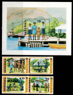 DOM-04- DOMINICA - 1979 - MNH -SCOUTS- GIRL GUIDES - Dominique (...-1978)