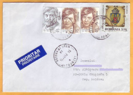 Moldova Moldavie Moldau  Romania Cover Used  Bucharest, Stanescu - Cartas & Documentos