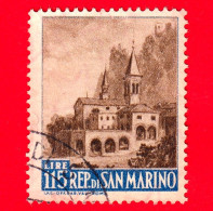 SAN MARINO - Usato - 1961 - Vedute Di San Marino - Mercato Coperto - 115 - Gebraucht