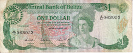 BILLETE DE BELICE DE 1 DOLLAR DEL AÑO 1987 (BANKNOTE) PEZ-FISH - Belize