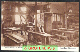 DEN HELDER Ambachtsschool Leslokaal Timmeren Ca 1920 - Den Helder