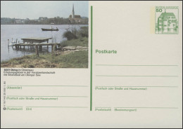 P130-h10/145 - 8201 Obing - Ortsansicht Mit See ** - Illustrated Postcards - Mint