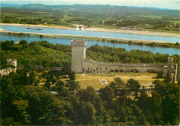 BEAUCAIRE En Avion Au Dessus Des Ruines Du Chateau 1(scan Recto-verso) MD2524 - Beaucaire